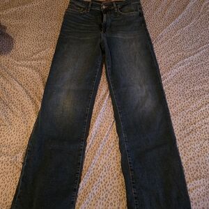 Joe's Jeans Dark Blue Flare & Wide Leg